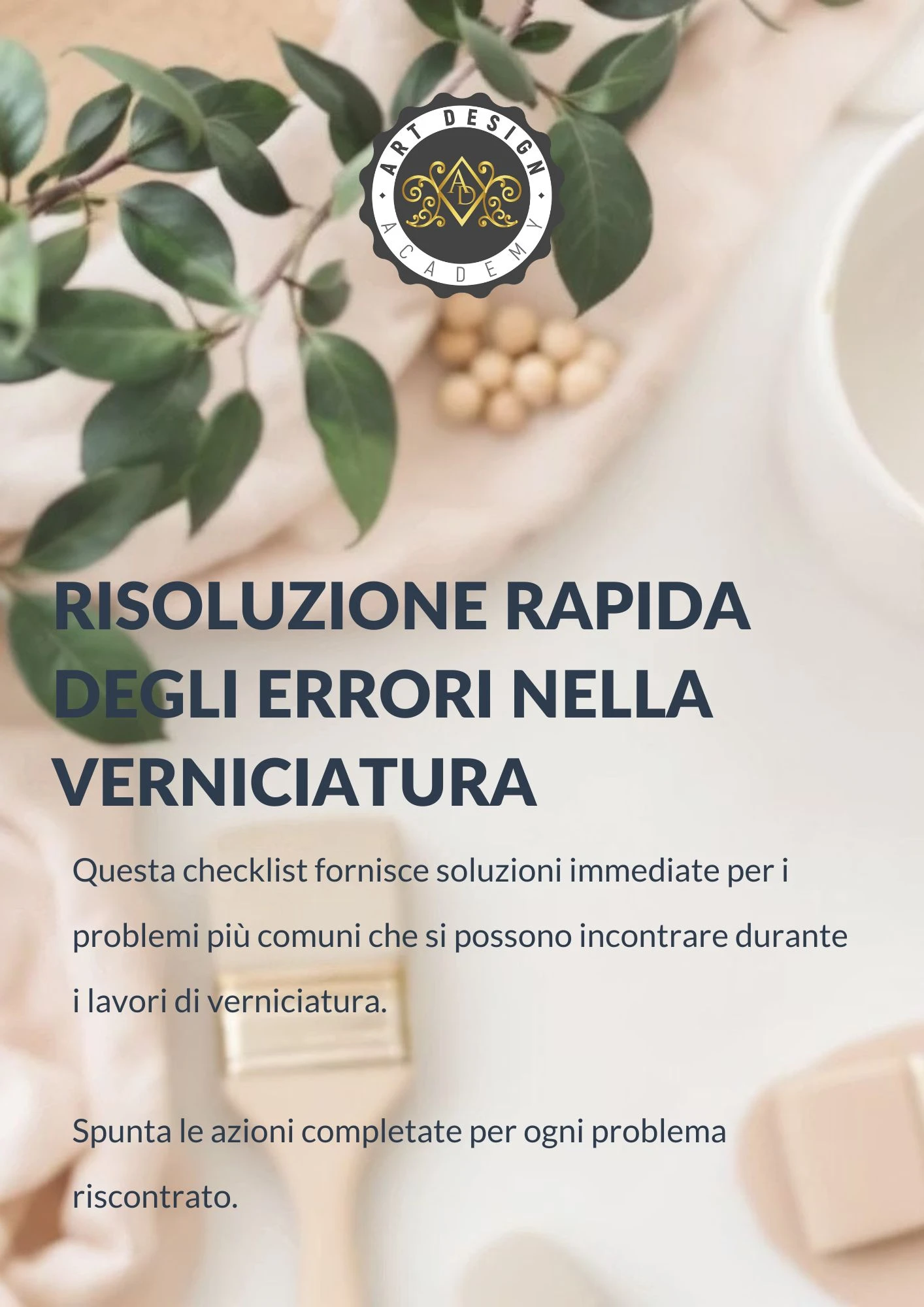Copertina checklist "Fai tanto con poco – Mini Checklist Home Relooking"